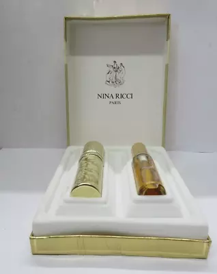 Vintage Nina Ricci L' Air Du Temps Set: Eau De Parfum Spray 0.5 Oz+0.5 Oz Refill • $59.99