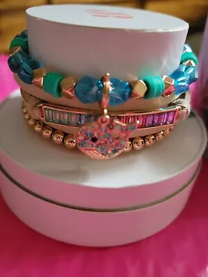 Bomb Party Summer Stacks Bracelets 2023 Let’s Make Magic Happen Whale  RBP6060 • $60