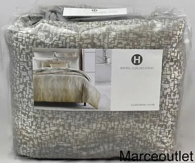 Hotel Collection Terra KING Duvet Cover Gray • $24.99