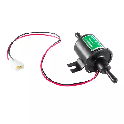 Electric Universal Fuel Pump HEP-02A 4-7PSI12V Inline Low Pressure Gas Diesel • $16.99