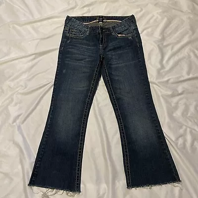 Premium Vanity Collection Dakota Womens Blue Denim Distressed Jeans Size 28 X33  • $17.99