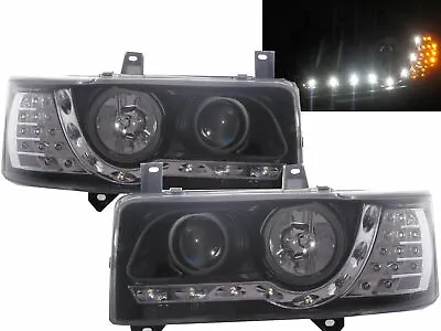 Eurovan T4 90-03 Projector LED R8Look Headlight Black V1 For VW Volkswagen LHD • $356.87