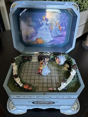 Disney’s Cinderella Music Jewelry Box Vintage (1948) • $250