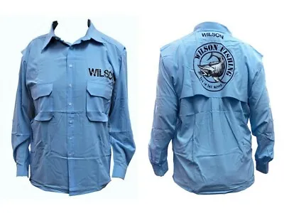 $64.95 • Buy Wilson Outdoor Vented Long Sleeve Fishing Shirt - Moisture Wicking Fishing Jerse