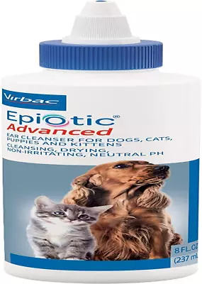 Virbac Epi-Otic Advanced Ear Cleanser For Dogs & Cats 8 Oz New • $25.23