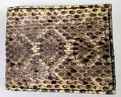 NEW Authentic RATTLESNAKE Wallet Men Billfold Snake Skin Original Slim Pocket  • $99.95