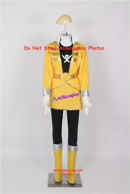 Kaizoku Sentai Gokaiger Luka Millfy Gokai Yellow Cosplay Costume Incl Boot Cover • $142.99