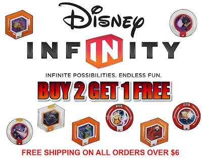 Disney Infinity Power Disc Lot ⭐ Buy 2 Get 1 Free ⭐ Free Shipping - $6 Min Order • $0.99