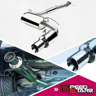 For Miata Mx-5 Na 1.6/1.8 Stainless Cat Back Exhaust Pipe Muffler 3.5 Rolled Tip • $172.98