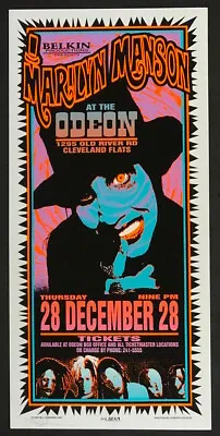 MINT & SIGNED Marilyn Manson 1995 Odeon Cleveland AoMR 083.3 Arminski Poster • $199.99