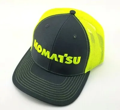 Komatsu Construction Mining Utility Hat Cap Adjustable Richardson 112 • $28.99