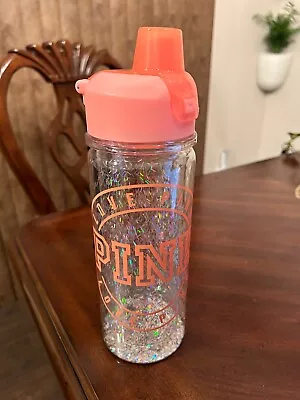 Victoria Secret Pink 32 Oz. Water Bottle With Moving Glitter  • $30