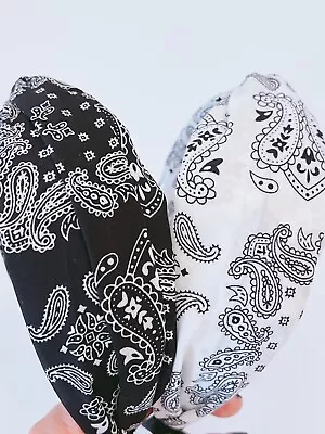 Women Retro BOHO Paisley Wide Hair Band Head Band Headband Bandana Style Hoop  • $16.20