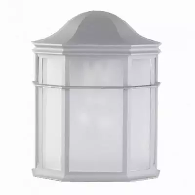 Litecraft Wall Light Half Lantern Styled Indoor Fitting - Silver Clearance       • £31.99