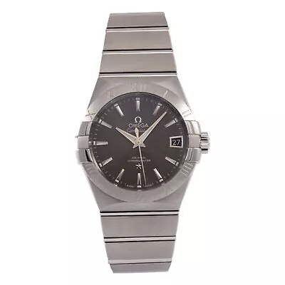 Omega Constellation 38mm Grey Dial Steel Automatic Men's 123.10.38.21.06.001 • $3995