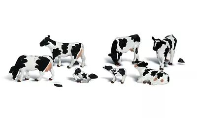 Woodland Scenics A2724 O Scale Figures - Holstien Cows • $25.99