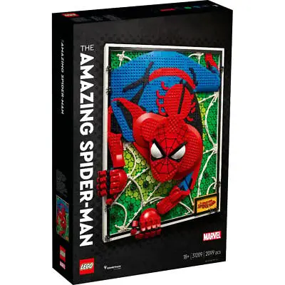 LEGO Art The Amazing Spider-Man (31209) Spiderman • $282.95