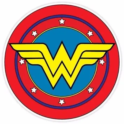 Wonder Woman Logo Vinyl Sticker Batman Car Wall Decal Dawn Of Justice  • $2.92