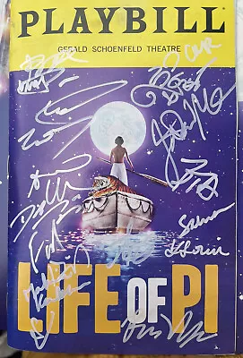 Life Of Pi Full Cast Signed Broadway Playbill • £84.54