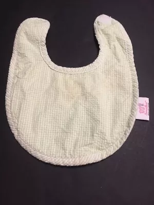 3Marthas Boutique Baby Bib Green White Small 3 Marthas Girl Boy Unisex • $9.77