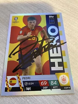 Match Attax Pedri Spain Signed • £0.99