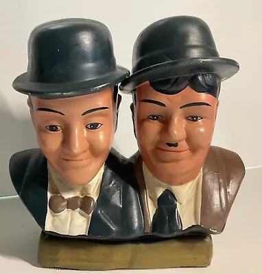 Vintage Laurel And Hardy Ceramic Bust Statue • £57.85