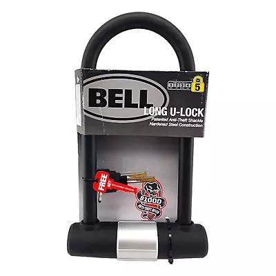 Bell U-Lock Bicycle Anti-Theft Shackle Lock With 2 Keys Security Level 5 New • $27.99