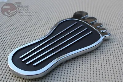 Gasser Accelerator Gas Pedal Pad Cover Trim Foot Moon Vintage Hot Rat Street Rod • $27.48