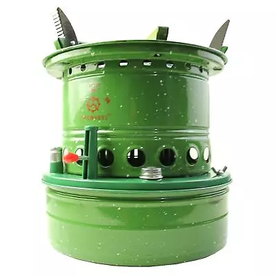 Portable Outdoor Lightweight 16 Wicks Stove Vintage Camping Cooking • $141.88