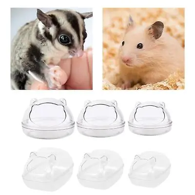 Hamster Sand Bath Tank Basin Completely Transparent Bathroom Acrylic Transparent • £11.14