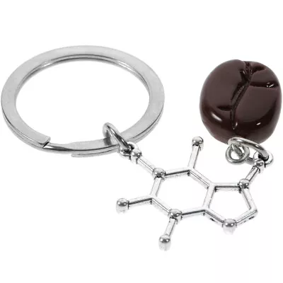 Coffee Bean Keychain Coffee Lover Key Ring Bag Charm • £7.49