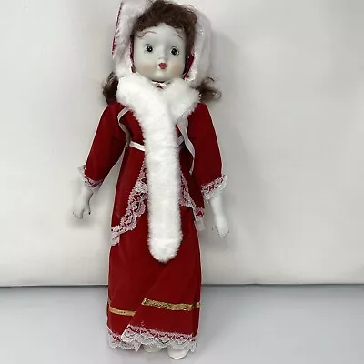 Female Porcelain Musical Doll “Rock A Bye Baby” • $15.99