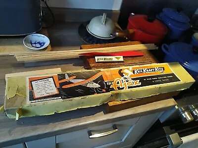 Vintage Keil Kraft Model Aeroplane Kits The Ajax Incomplete See Pics  • £18