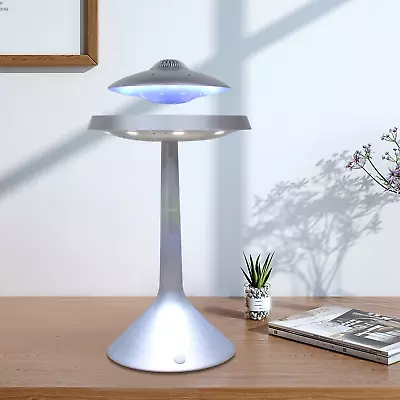 UFO Magnetic Levitation Floating Light LED Table Lamp Wired Bluetooth Speaker • $100.97