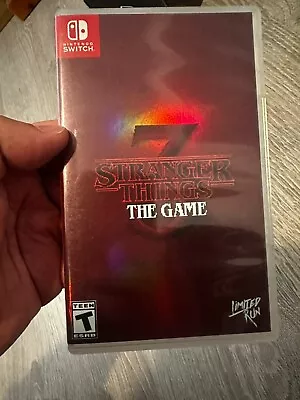 Stranger Things 3  Nintendo Switch Limited Run CASE ONLY New Authentic (No Game) • $16.19