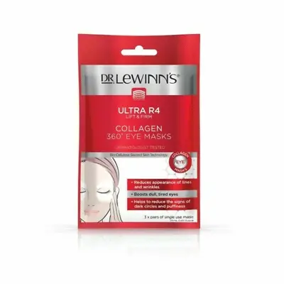 £9.36 • Buy Dr LeWinn's - Ultra R4 Lift & Firm Collagen 360 Under Eye Masks 3 Pack Sheet 