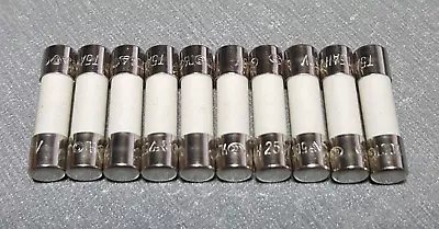 $9.85 • Buy 10PCS 5A T5A Ceramic Fuse M205 5mm X 20mm Slow Blow 250V AUSTRALUX