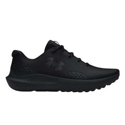 Under Armour Mens UA Charged Surge 4 Running Shoes - 3027000-002 - Black • $57.95