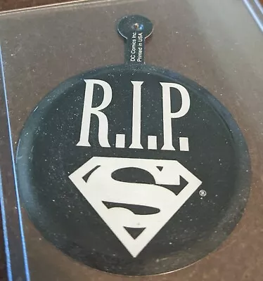 Dc Comics Superman Rip 1992 Promo Death Of Superman Tin Pin • $4.99