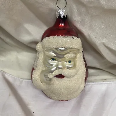Vintage Christmas Santa Head Ornament 6  • $3.75