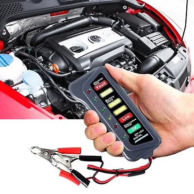 12V Battery Load Tester Car Autocycle Marine Alternator Analyzer Diagnostic Tool • $5.49