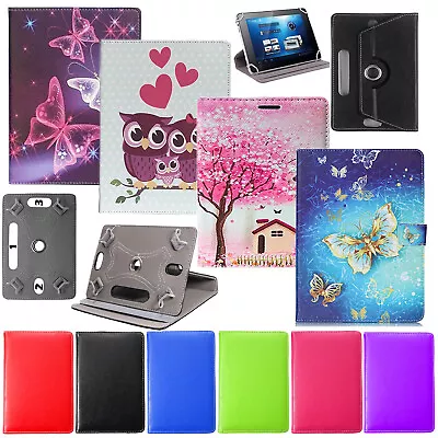 360° Rotating Case For Various Samsung Galaxy Tablet PU Leather Stand Case Cover • £4.49