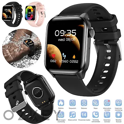 Waterproof Smart Watch Bluetooth Call Heart Rate Fitness Tracker For Android IOS • $29.80