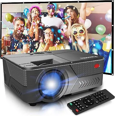 Pansonite Mini Led Projector - Supports 1080P And Max.200'' • $39.99
