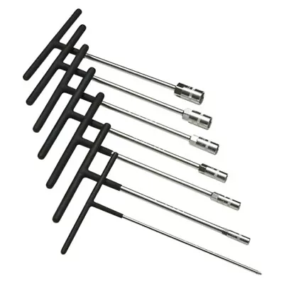 7pc METRIC T HANDLE T-HANDLE SOCKET WRENCH TOOL SET LIFETIME WARRANTY 8-19mm • $39.95