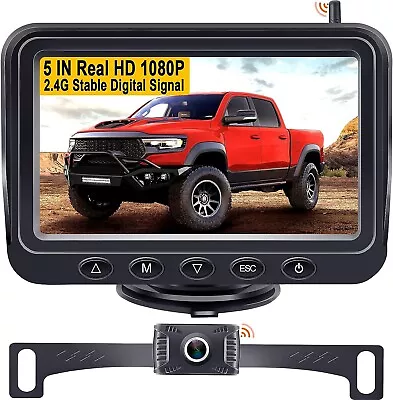 5'' Digital Wireless Monitor Backup Rear View 1080P Camera F VAN Truck Motorhome • $84.99