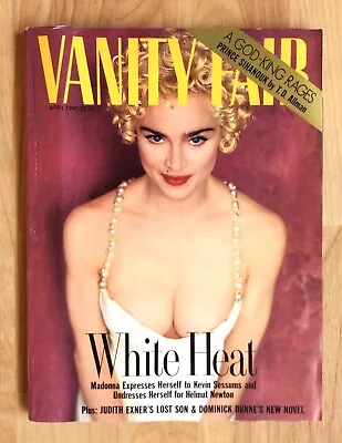 MADONNA Vanity Fair Magazine April 1990 Cover & Article Helmut Newton Photos • $24.88