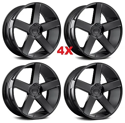 22 Dub Baller Wheels Rims Gloss Black Cadillac Escalade Denali • $1679