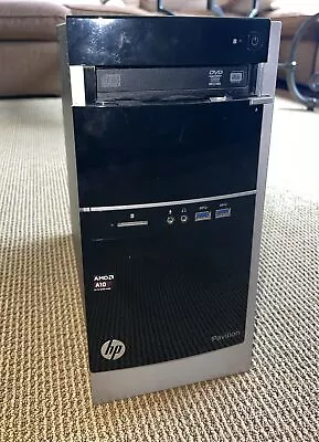 HP Pavilion Desktop Computer 500-047c AMD A10 8GB RAM NO HDD *Read Description* • $0.99