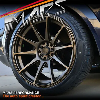 MARS MP-MS Matt Bronze Concave 18 Inch JDM Stag Alloy Wheels Rims 5x100 5x114.3 • $1499.99